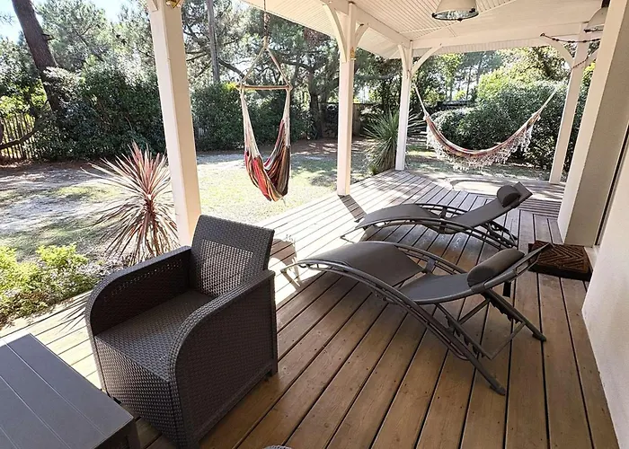 Familiale Au Cap Ferret: Face Aux Dunes, Proche Plage, Grand Jardin Et Terrasse, 10 Pers - Fr-1-736-8